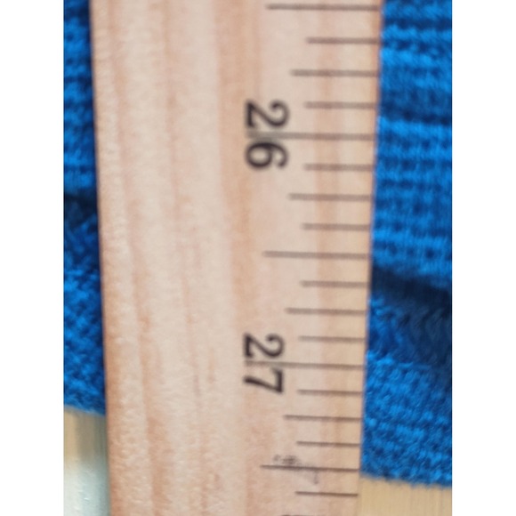 American Eagle Shirt Mens XS Blue Waffle Knit Thermal Crewneck Long Sleeve - Picture 8 of 8